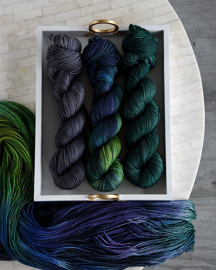 Destination Yarn fingering weight yarn Inkwell