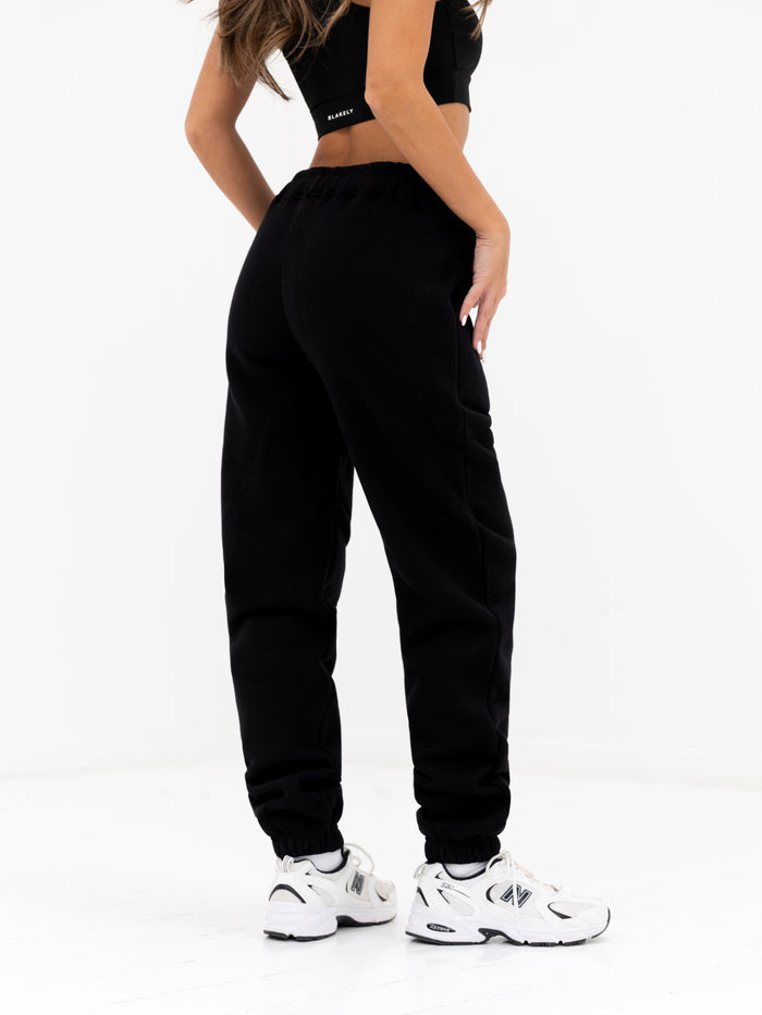 Isabel Cuffed Sweatpants - Black