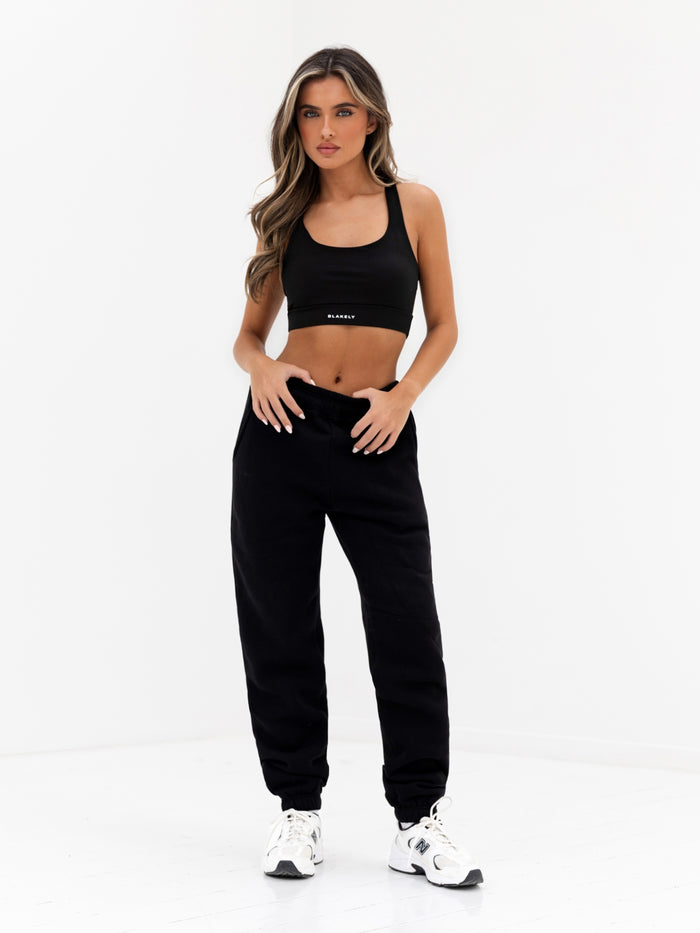 Isabel Cuffed Sweatpants - Black