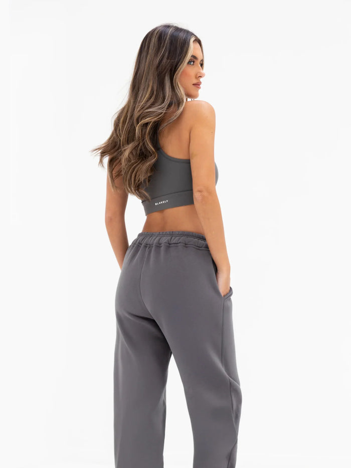 Isabel Cuffed Sweatpants - Charcoal
