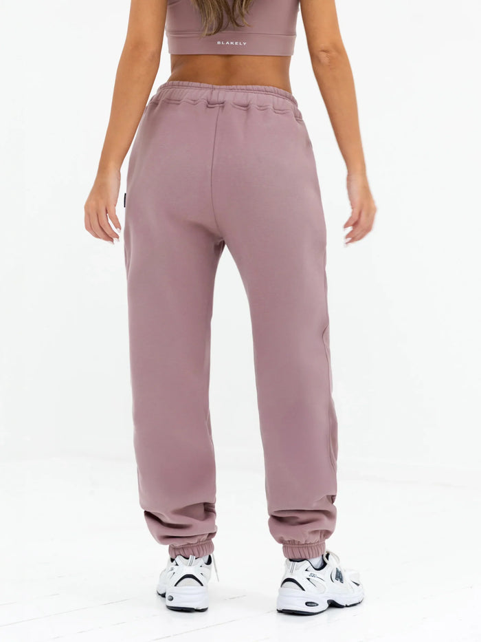 Isabel Cuffed Sweatpants - Dusty Pink