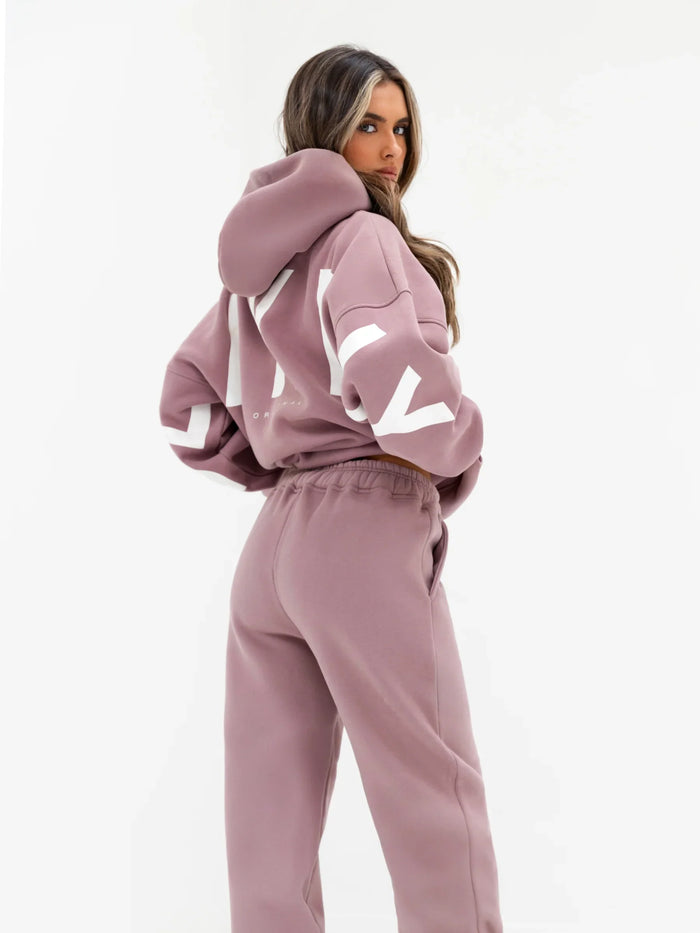 Isabel Cuffed Sweatpants - Dusty Pink