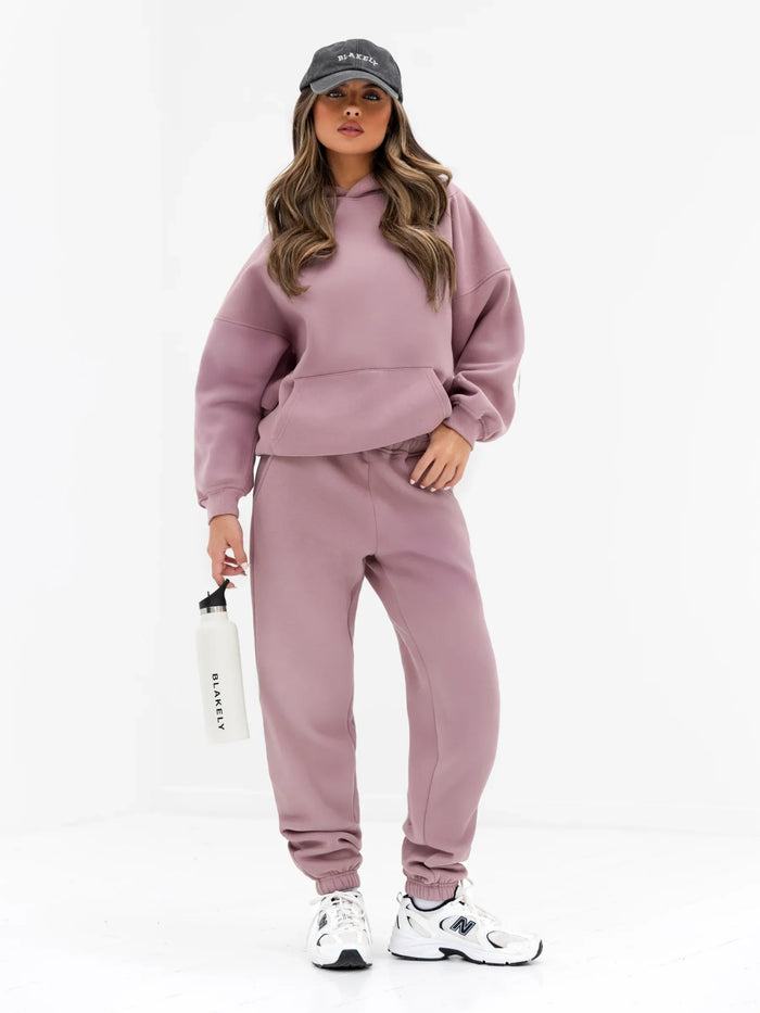 Isabel Cuffed Sweatpants - Dusty Pink