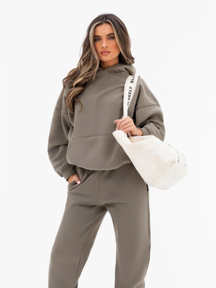 Isabel Cuffed Sweatpants - Safari Green