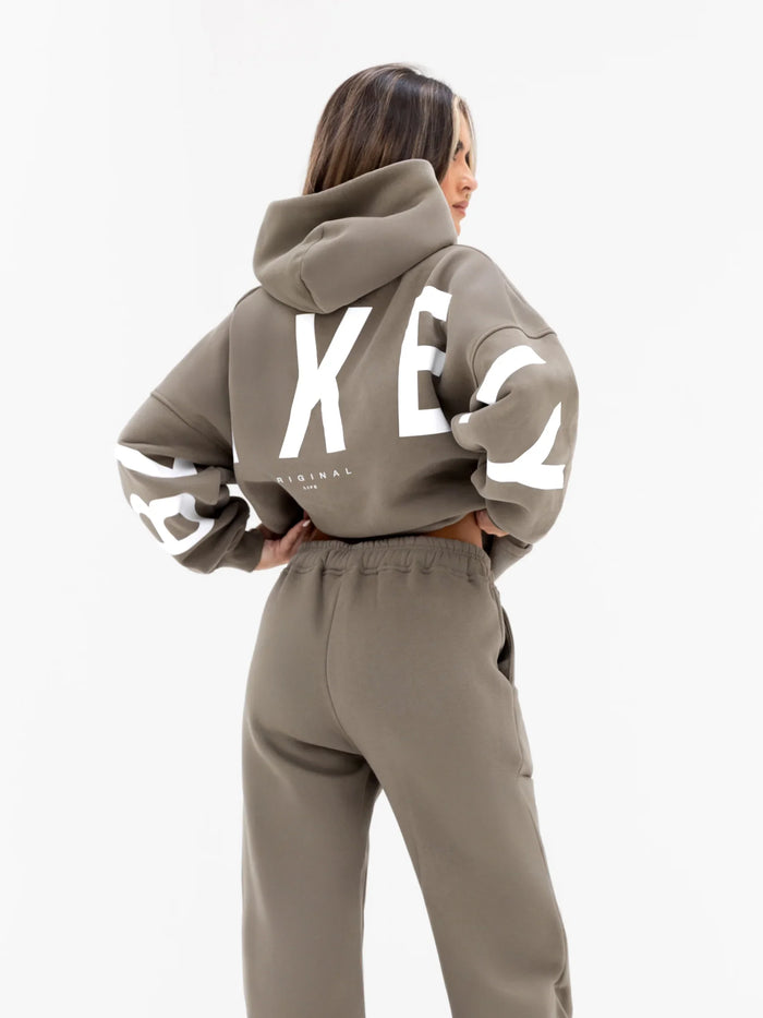 Isabel Cuffed Sweatpants - Safari Green