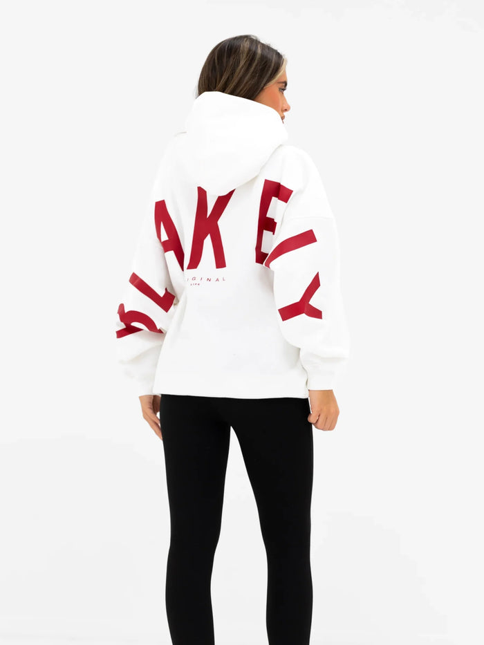 Isabel Oversized Hoodie - Flat White