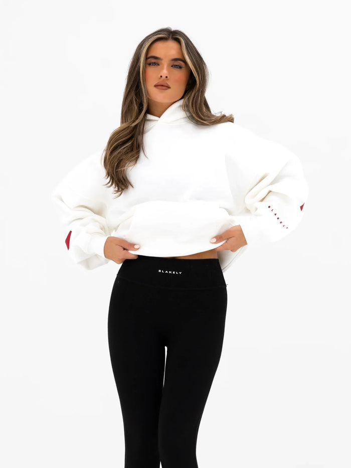 Isabel Oversized Hoodie - Flat White