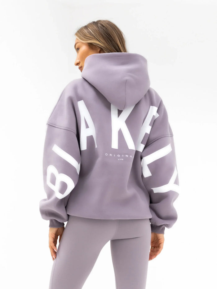 Isabel Oversized Hoodie - Soft Purple