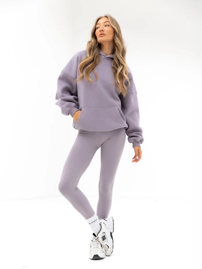 Isabel Oversized Hoodie - Soft Purple