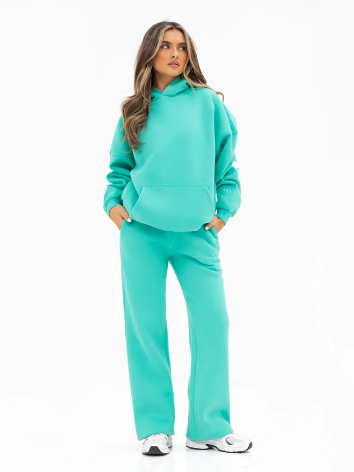 Isabel Oversized Hoodie - Turquoise