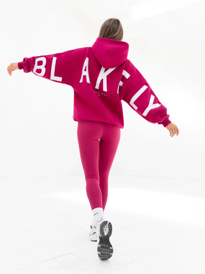 Isabel Oversized Hoodie - Ultra Pink