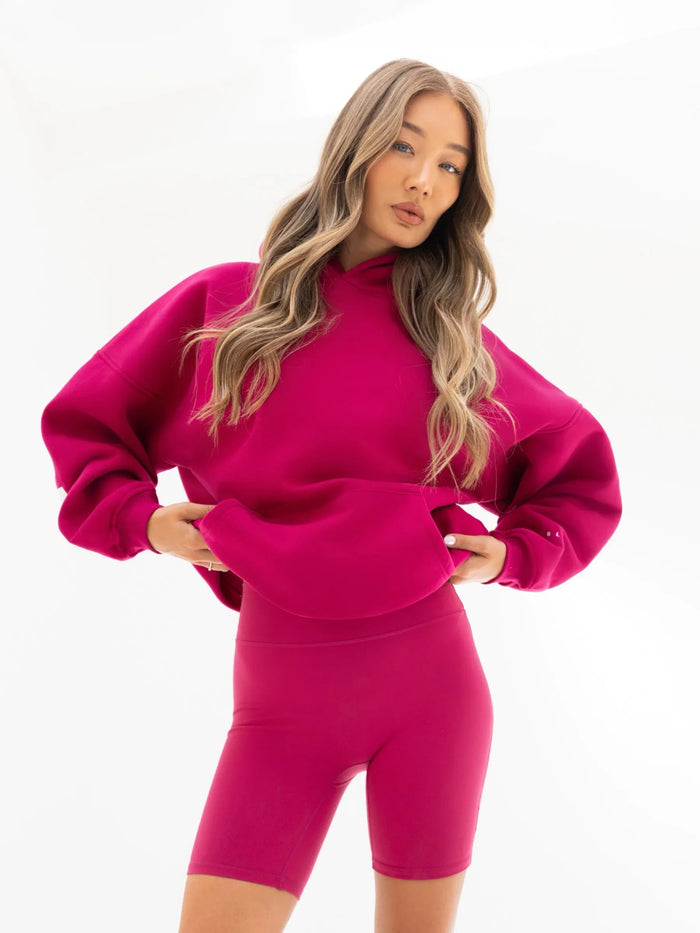 Isabel Oversized Hoodie - Ultra Pink