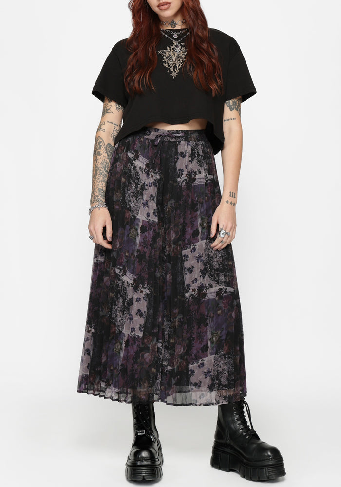 Iskra Mystic Floral Chiffon Culotte