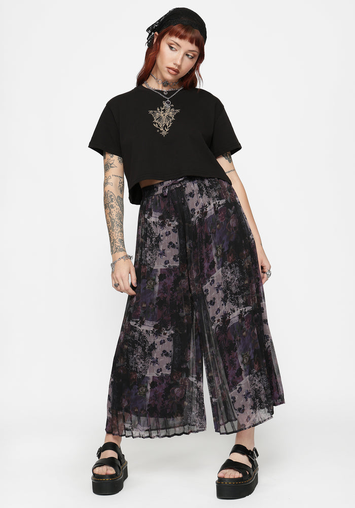 Iskra Mystic Floral Chiffon Culotte