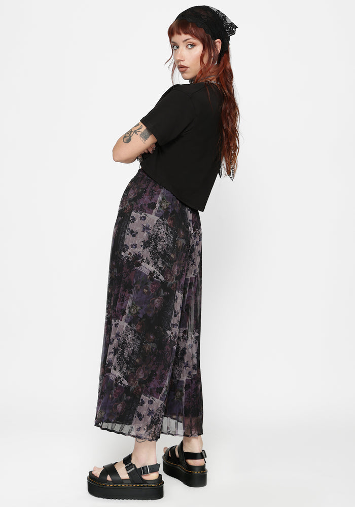 Iskra Mystic Floral Chiffon Culotte