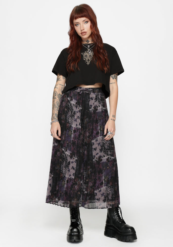 Iskra Mystic Floral Chiffon Culotte