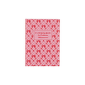 Pink notepad with red bow pattern and quote: "It's All Going Swell, No Problems"