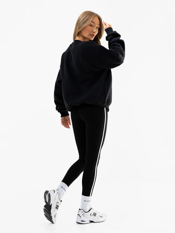 Jada Oversized Jumper - Black