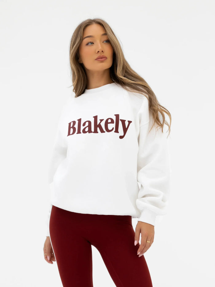Jada Oversized Jumper - Flat White