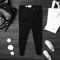 Jet Black Stretch Jeans for Men UAE - 3410