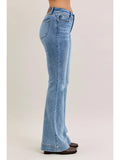 Judy Blue High Waisted Flare Tummy Control Double Button