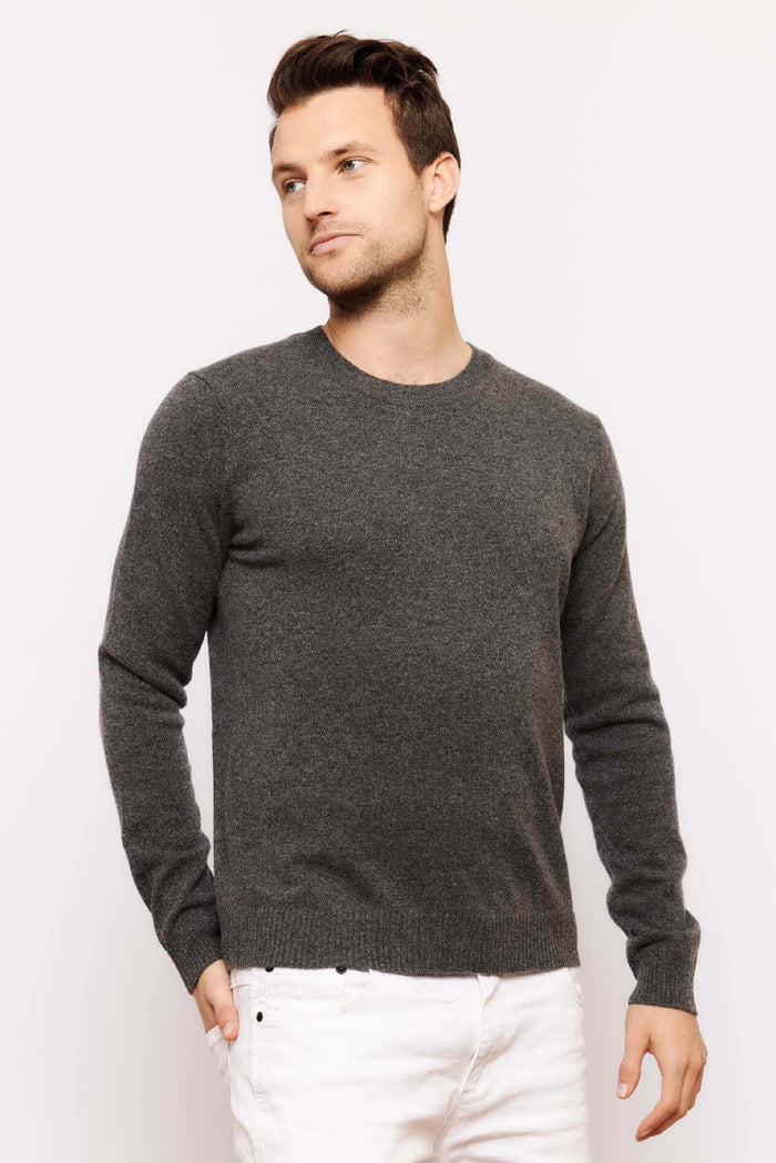 Alessandra Cashmere Sweater Jules Cashmere Sweater in Charcoal