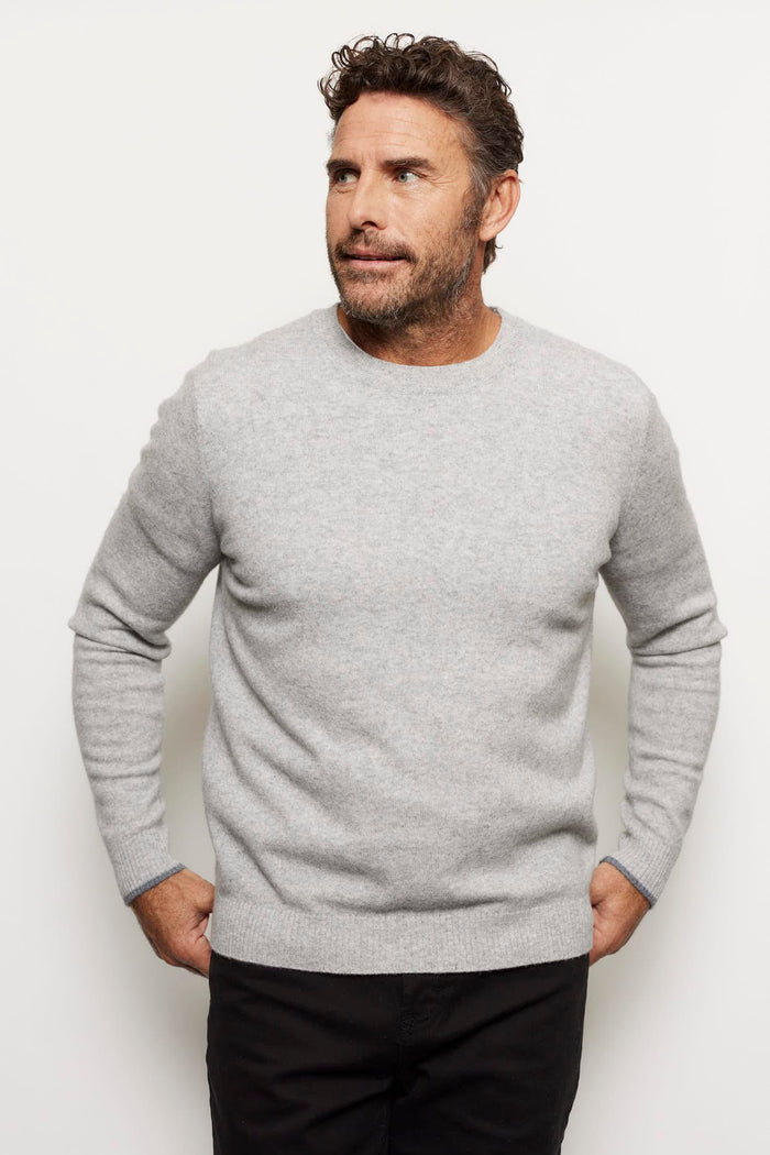 Alessandra Cashmere Sweater Jules Cashmere Sweater in Grey