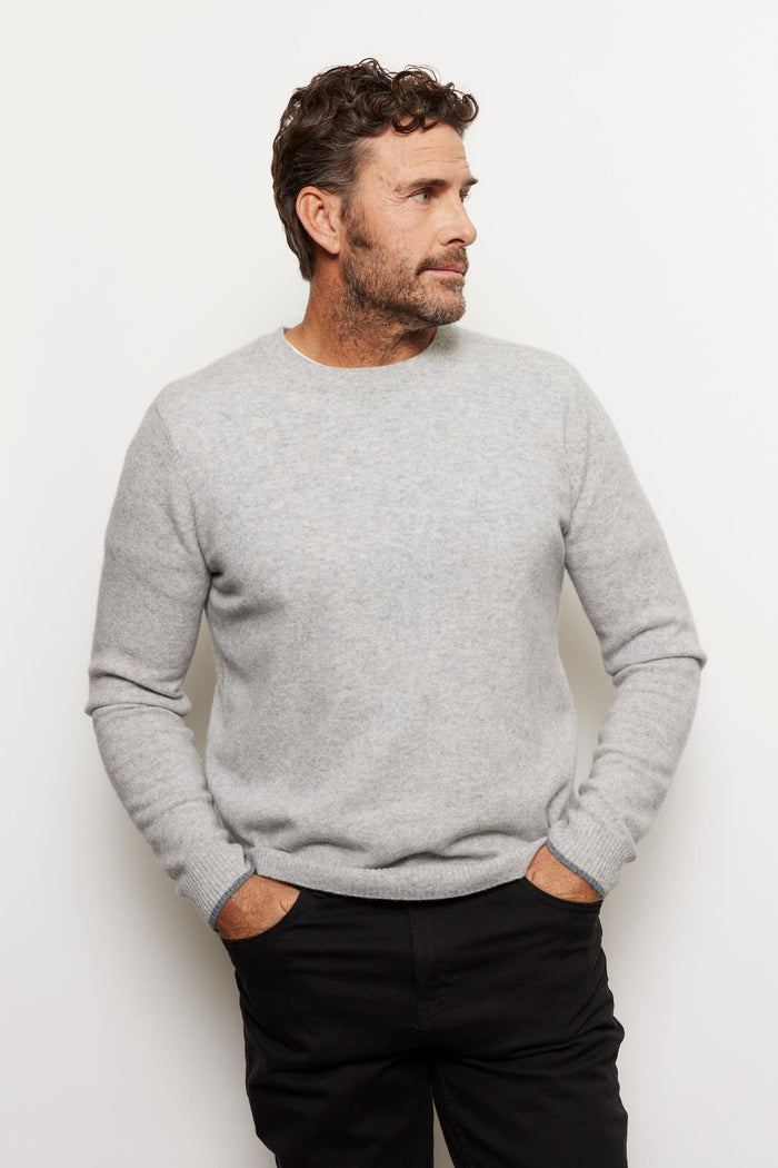Alessandra Cashmere Sweater Jules Cashmere Sweater in Grey