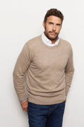 Alessandra Cashmere Sweater Jules Cashmere Sweater in Walnut