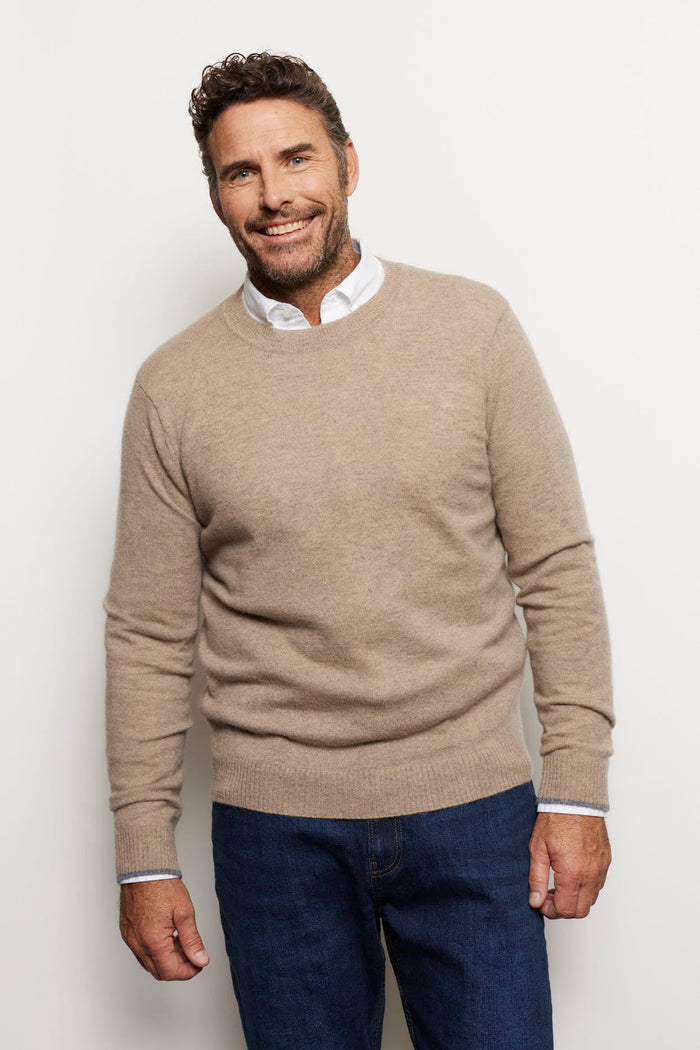 Alessandra Cashmere Sweater Jules Cashmere Sweater in Walnut
