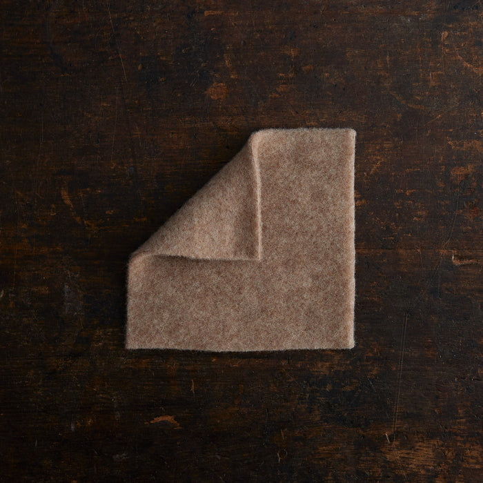 Junco Mending Square - Merino Wool Fleece - Driftwood