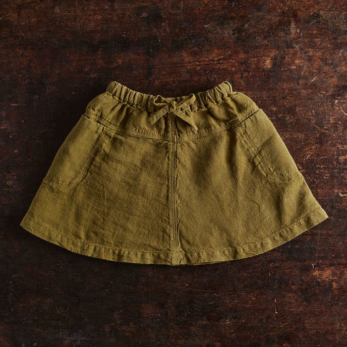 Juniper Baby & Kids Skirt - Linen - Olive