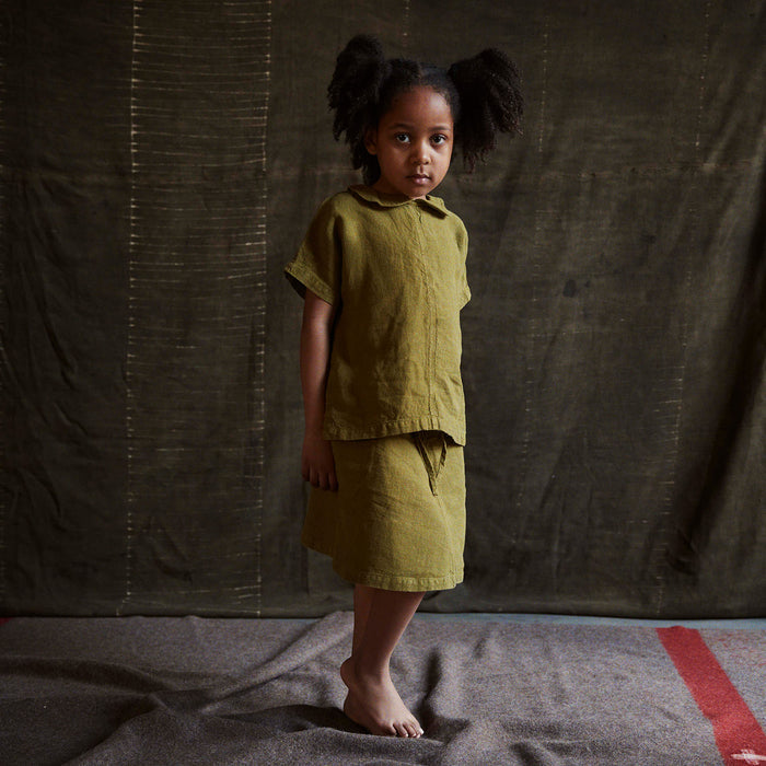 Juniper Baby & Kids Skirt - Linen - Olive