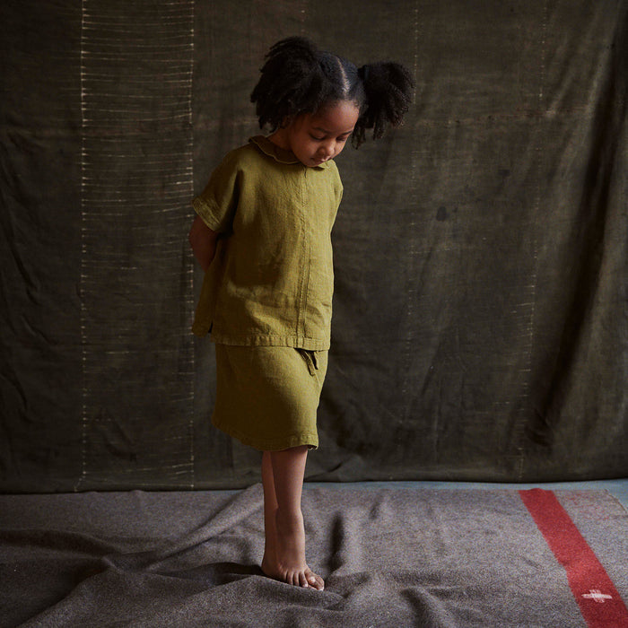 Juniper Baby & Kids Skirt - Linen - Olive