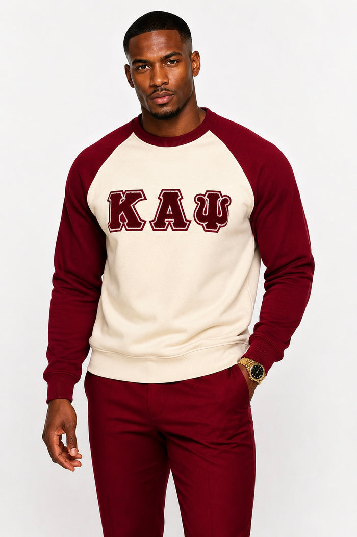 KΑΨ Raglan Chenille Sweatshirt