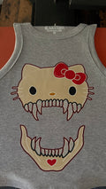 Killer🔪Kitty🐱 Crop Tank Tee Claxton Creations GB