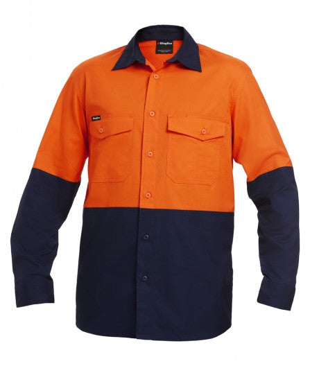 King Gee Workcool 2 Spliced Shirt L/S K54870