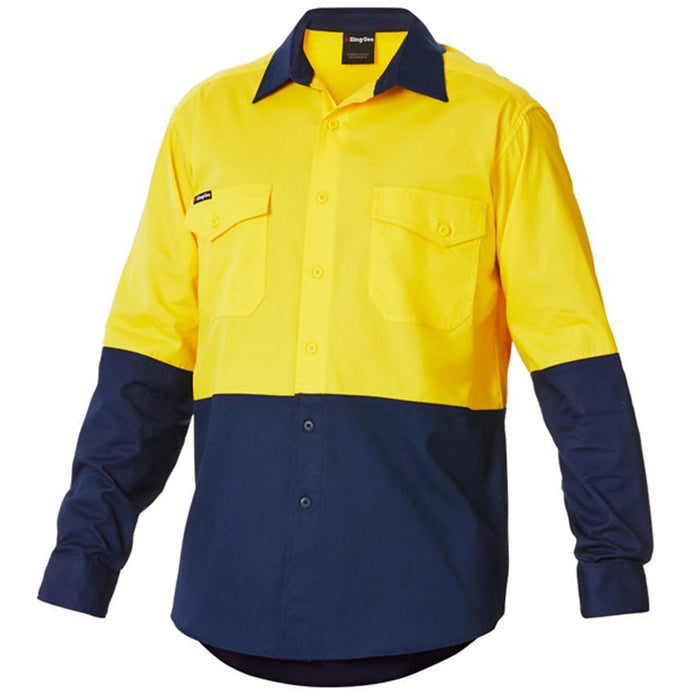 King Gee Workcool 2 Spliced Shirt L/S K54870