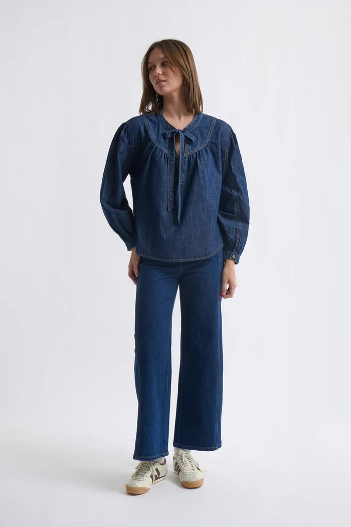 Kireina - Kelly Shirt - Palisade Blue - KWN260023