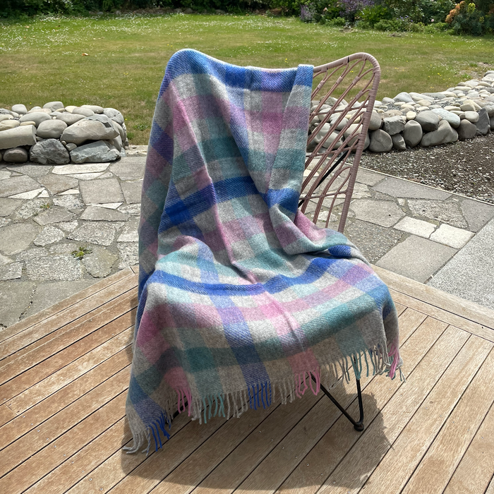 Klippan - Lambswool and Gotland Multi Throw Pastel