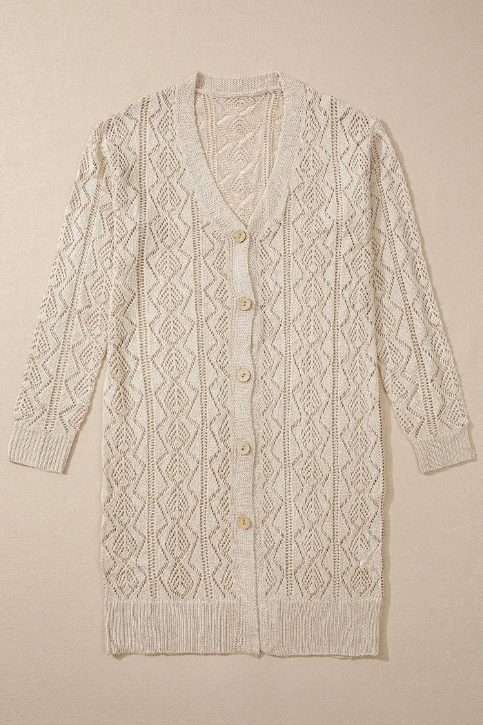 Shop Knit Front Long Cardigan at eAura