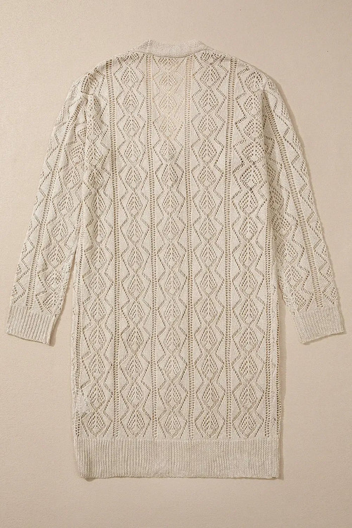 Shop Knit Front Long Cardigan at eAura