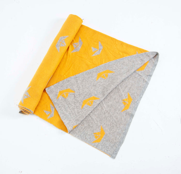 Knitted AC Blanket/Quilt for Baby | 100%  Cotton  |  Reversible