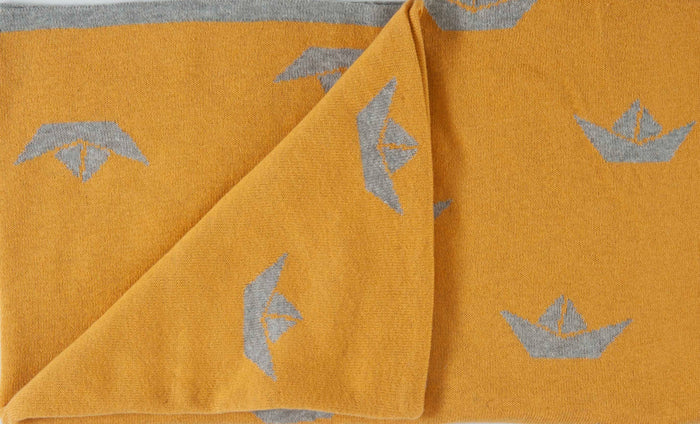 Knitted AC Blanket/Quilt for Baby | 100%  Cotton  |  Reversible