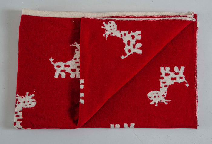 Knitted  Blanket/Quilt for Baby | 100%  Cotton I Reversible - Mojopanda Organic  Store