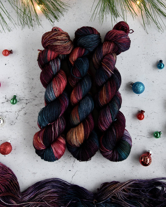 Destination Yarn fingering weight yarn Krampus