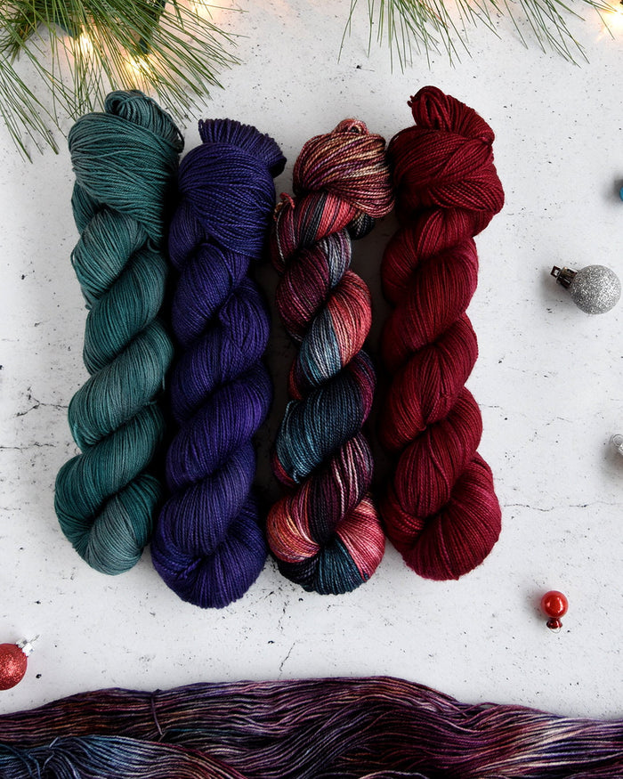 Destination Yarn fingering weight yarn Krampus