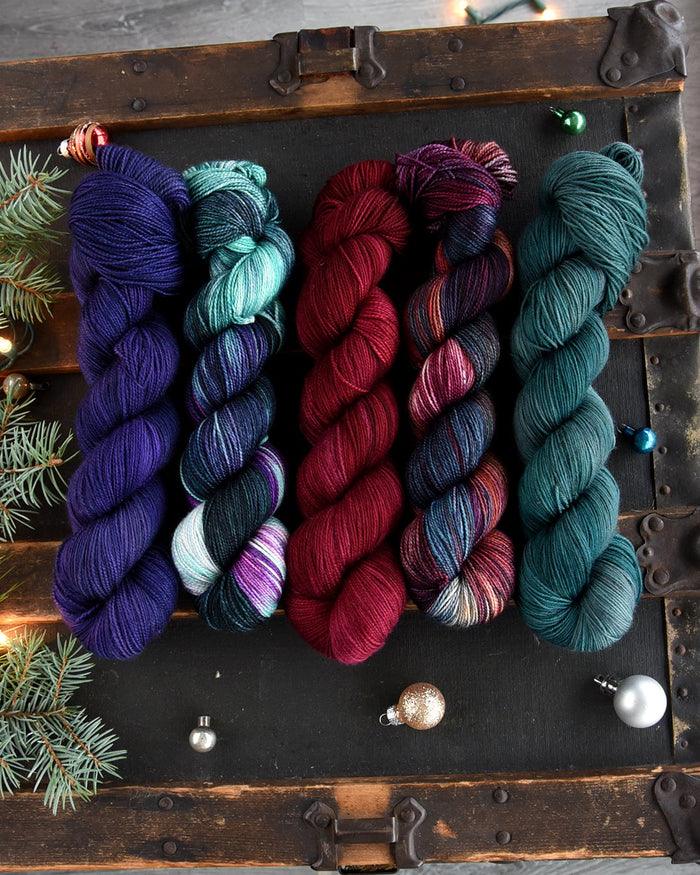 Destination Yarn fingering weight yarn Krampus