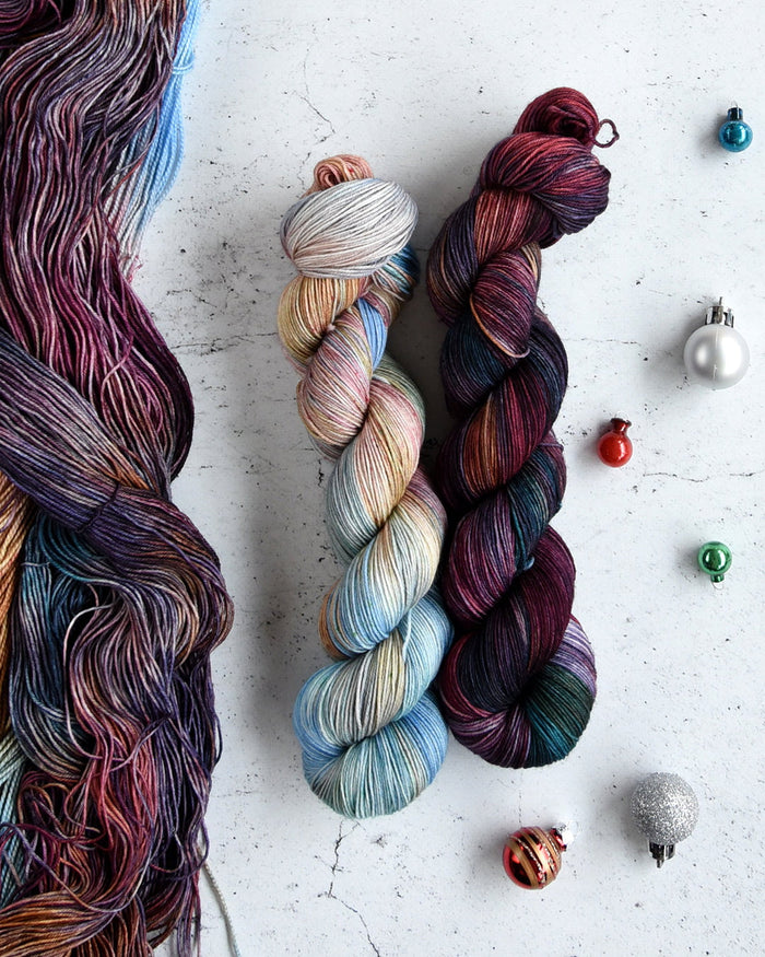 Destination Yarn fingering weight yarn Krampus