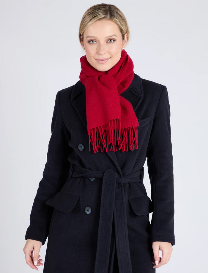 Lambswool Scarf - Dearg #color_dearg